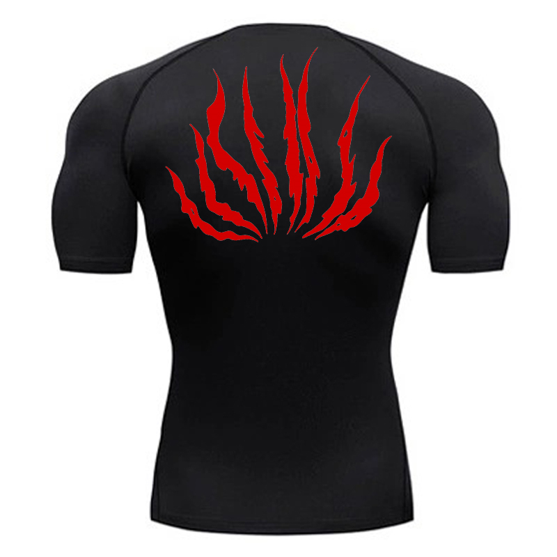 Base Layer Top - Grafik Baskı Atletik Hızlı Kuru Tişörtleri