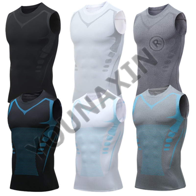 Base Layer Top - 3 Parça erkek Kolsuz Tişörtler Taban