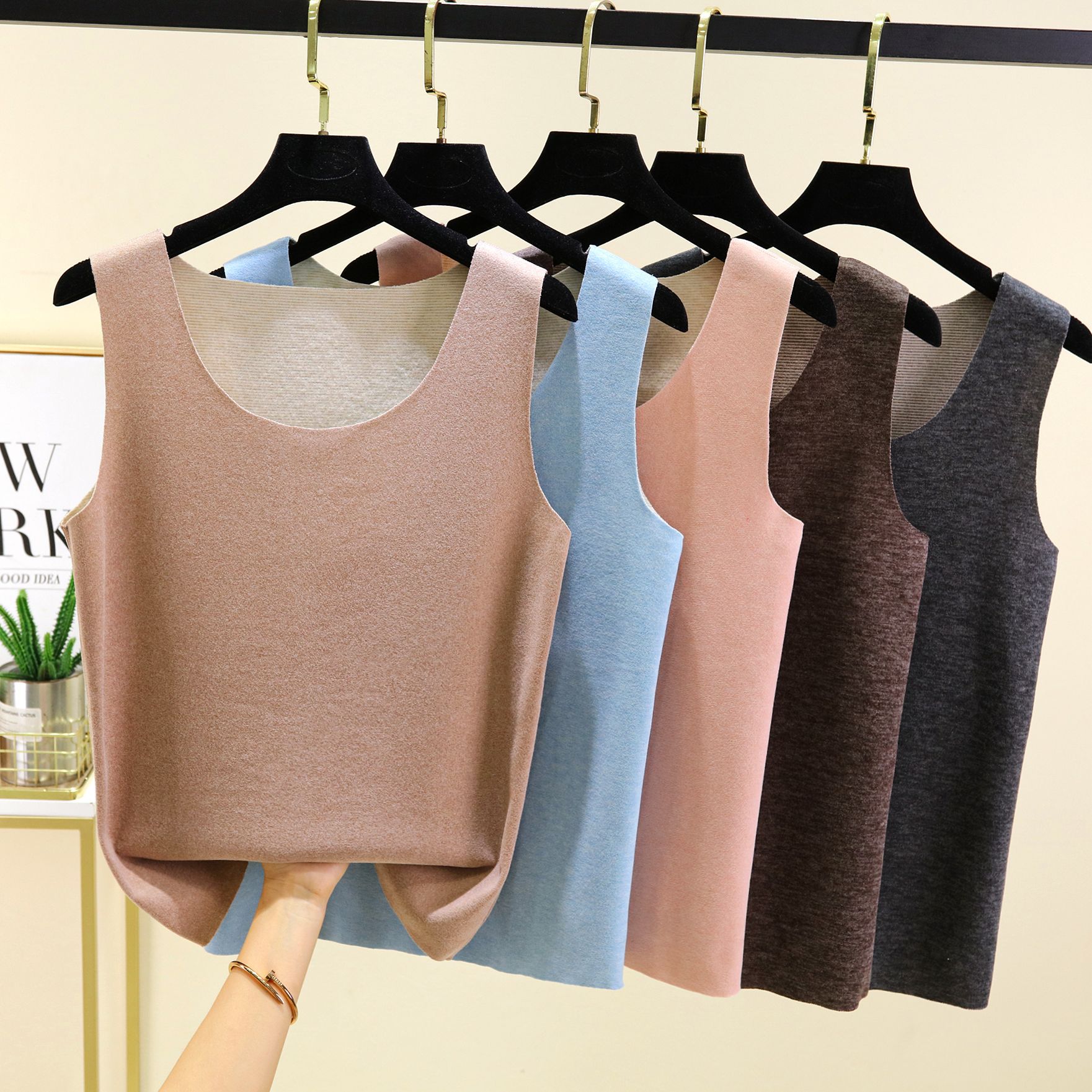 Sonbahar ve kış traceless sıca - Sleeveless Undershirt incelemesi ve fiyatı